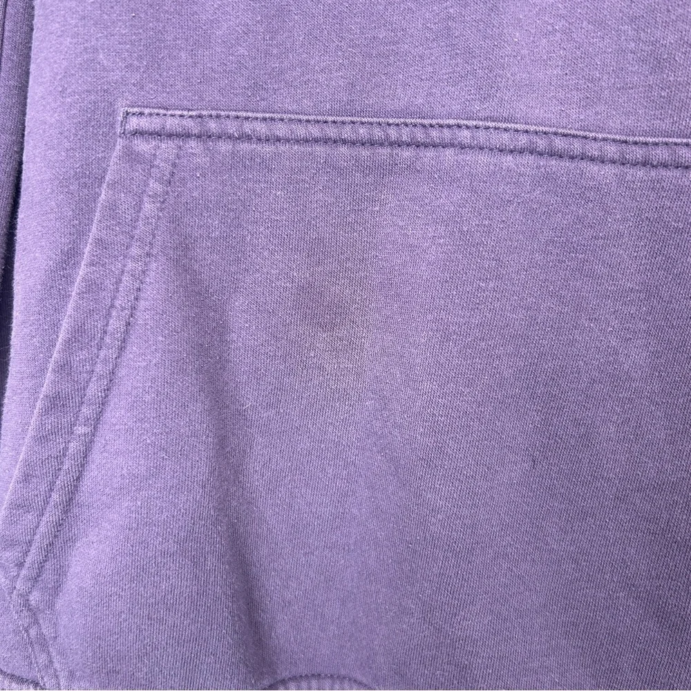 The North Face Men's Box Logo Pullover Hoodie Size Small Purple Orange